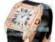 Swiss Copy Cartier 2824 Santos 100th Anniversary Rose Gold Diamond Watch (3)_th.jpg